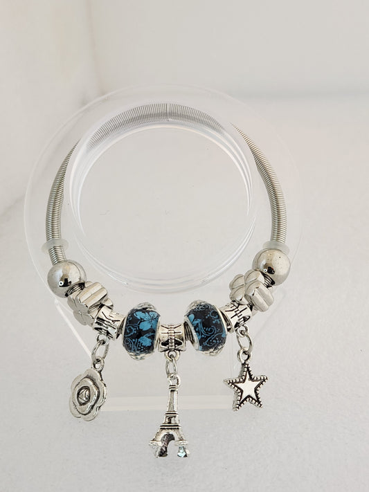 Bonjour Charm Bracelet