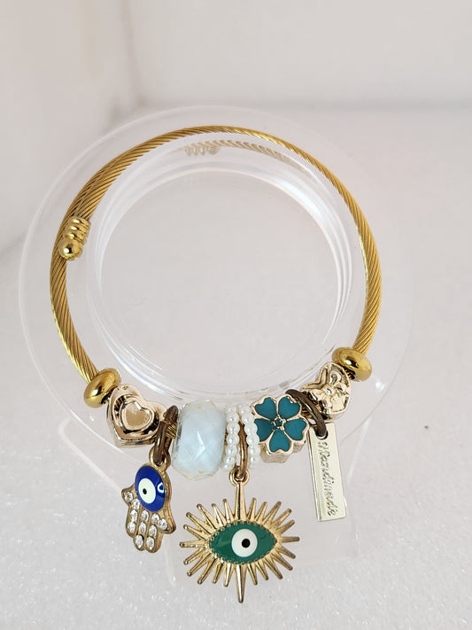 Evil Eye Charm Bracelet